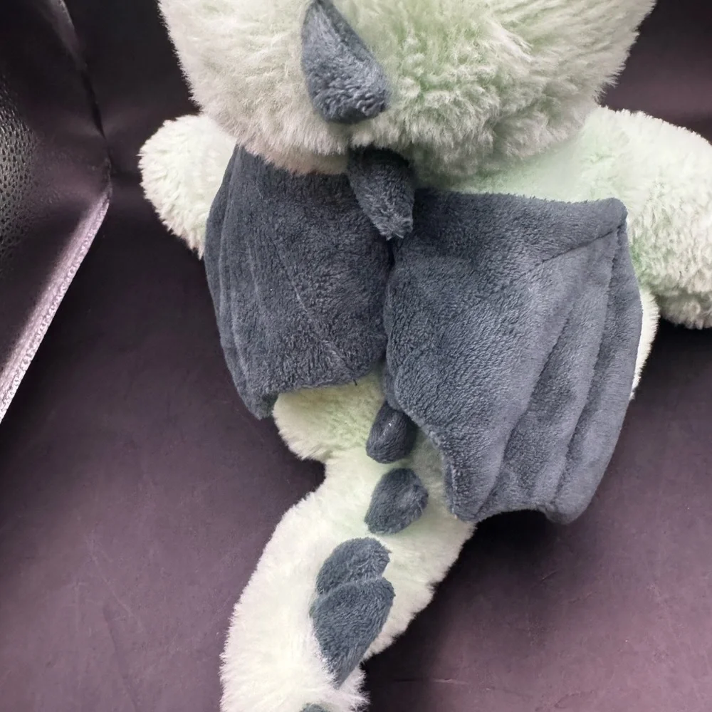 Warm Pals Daniel Dragon Plush Green  10” For Adults Comfort - Picture 6 of 14